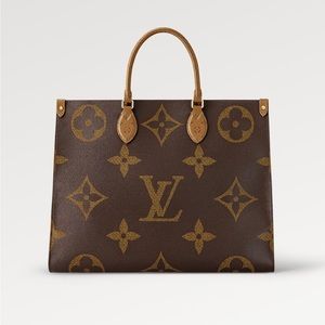 Authentic Louis Vuitton OnTheGo GM Giant Monogram Tote